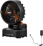 Worx 20V Cordless Misting Fan W/ 3 Speed & Settings, Bucket Top Portable. Fixed Price $167.99.
