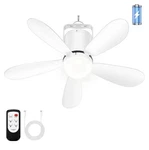 Canopy Portable Outdoor Ceiling Fan Light With Remote, Rechargeable. Fixed Price $40.00.