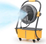 Turbro Cordless Misting Fan With 11L Tank, High Pressure Spray Nozzles. Fixed Price $239.99.