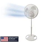 Lasko 16" Oscillating 3-SPEED Pedestal Fan, S16200, White. Fixed Price $25.99.