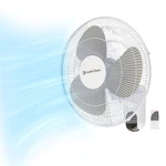 Comfort Zone 16" 3-SPEED Oscillating Wall Mount Fan With Remote & Timer Function. Fixed Price $49.87.