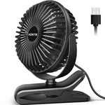 Honyin 720 Rotation Small Desk & Clip Fan With Sturdy Clamp 3 Speeds Quiet. Fixed Price $15.84.