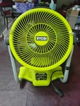 Ryobi One+ 18V Hybrid Whisper Series 12" Misting Cannon Fan (tool Only) PCL850. Fixed Price $60.00.