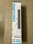 Cool-living 32 Inch 3-SPEED Oscillating Tower Fan White Timer Switch Nos. Fixed Price $25.00.