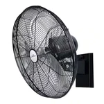 18 In. 3 Fan Speeds Wall Black With Oscillating Head. Fixed Price $126.10.