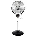 Optimus Pedestal Fan 20" Industrial Black 3-SPEED Heavy Duty Metal Oscillating. Fixed Price $98.88.