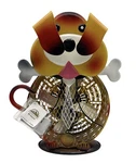 Himalayan Breezedog Shaped Electric Fan Metal Blades Decorative 14IN Tall. Fixed Price $65.00.