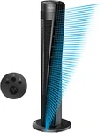 OSC84 41" Black Tower Fan With Remote - Whole Room Air Circulator. Fixed Price $166.99.