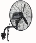 20" Wall Mount Oscillation Metal Fan 125W 1350RPM High Velocity Air Circulate. Fixed Price $129.99.