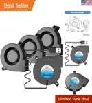 High Performance 50MM Usb Fan 4-PACK Ideal Electronics Cooling Needs. Fixed Price $17.99.