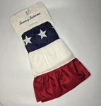 Tommy Bahama 36" X 72" American Flag Bunting Pleated Fan Nylon With Gromments. Fixed Price $49.45.