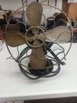 Antique 1906 Westinghouse 12" Brass "tank" 4-BLADE Desk Fan Style 60677. Fixed Price $499.00.