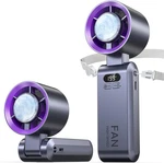 Kimguard Handheld Portable Turbo Fan With Ice Cooler, Speed (1-199) Rechargeable. Fixed Price $29.24.