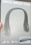 Black Neck Wrap Fan, Speeds, Flexible, Usb Rechargeable, Model MU38020. Fixed Price $14.99.