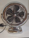 Vtg Vornado Vfan 3 Speed Chrome 10" Retro Metal Vortex Stainless Steel. Fixed Price $179.00.