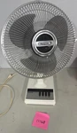 Vintage Mod Electric Fan Oscillating Panasonic F-1209C Translucent Blade 3 Speed. Fixed Price $62.99.