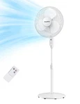 Pelonis 16'' Pedestal Remote Control Oscillating Stand Up Fan 7-HOUR Timer, 3.... Fixed Price $74.60.