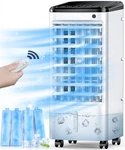 Breezewell Evaporative Air Cooler Balko 3-IN-1 Windowless White. Fixed Price $94.73.