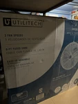 Utilitech 20-IN 120 -volt High Velocity Indoor Floor Fan Black. Fixed Price $60.00.