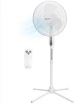 Comfort Zone Pedestal Fan With Remote, Black. Fixed Price $44.67.