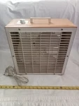 Vintage 14" Lakewood Model S-122X Box Fan 3 Speed Retro Orange, Works Nicely.. Fixed Price $150.00.