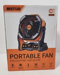 Westtree X26A Portable Rechargeable Fan & Led Light 2-IN-1 Usb-c Camping. Fixed Price $29.99.
