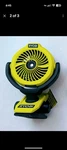 Ryobi Usb Lithium Cordless Misting Clamp Fan Kit FVF55K (recon). Fixed Price $35.00.