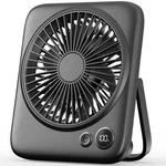 Otlonpe Portable Desk Fan 6.5 Inch, 4000MAH Rechargeable Battery Small, Black. Fixed Price $23.91.