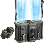 Coldsky Portable Waist Fan, High Speed Dual-motor Personal Rechargeable .... Fixed Price $32.39.