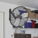 Xtremepowerus 20" Fan Wall Mount 3-SPEED Commercial Grade Air Circulator Fab. Fixed Price $129.95.