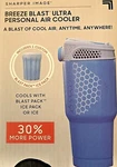 Breeze Blast 30% More Power Sharper Image Personal Air Cooler Incl Ice Pack Blue. Fixed Price $25.99.