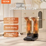 Vevor 180 Foldable 2 Tubes Shoe Dryer, Portable Boot With Timer, War. Fixed Price $37.56.