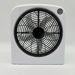 Mainstays 10 Dual Ac & Battery Powered Box Fan Tested Working. Fixed Price $23.99.