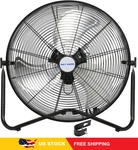 Bilt Hard 4650 Cfm 20" High Velocity Floor Fan, 3-SPEED Heavy Duty Metal. Fixed Price $72.96.