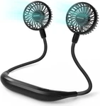 Amacool 2600MAH Portable Neck Fan, Wearable Hands-free Battery Operated With Ult. Fixed Price $33.58.
