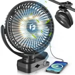Avavo 40000MAH Clip On Fan For Golf Cart, 150H Working Time Portable Recharge.... Fixed Price $81.27.