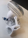 Air King 6 Inch 120V Ac Speed Clip-on Adjustable White Fan. Fixed Price $19.99.