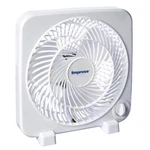 Impress 9 Inch Box Fan- White. Fixed Price $24.99.