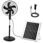 Blosssound 16 Inch Portable Solar Floor Fan Rechargeable Oscillating Black. Fixed Price $117.66.