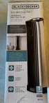 Black+decker BFT114 14-INCH Mini Tower Fan 90 Air Circulation 3 Speed Nib. Fixed Price $22.50.