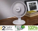 Comfort Zone CZ6D 6-INCH Quiet Portable Indoor 2-SPEED Adjustable Tilt Desk Fan. Fixed Price $30.29.