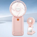 Verminget Portable Handheld Fan, 2026 Upgrade Mini With Mirror, Usb Pink. Fixed Price $16.64.