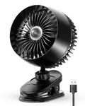 Koonie Usb Clip Fan, Strong Wind Ultra Quiet Small Desk With Cl.... Fixed Price $25.04.
