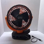 13 Klein Tools PJSFM2 Rechargeable Clamping Fan. Fixed Price $85.00.