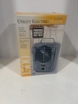 Lakewood Portable Electric Heater 1500W Fan-forced All Metal Thermostat Safety. Fixed Price $45.00.