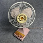 Tozai 9" 2-SPEED Pink Deluxe Oscillating Desk Fan Model No. KH-901 Mcm Tested. Fixed Price $54.99.