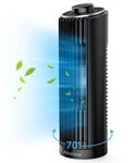 Abolee Tower Fan, 23FT/S Desk 70 Oscillating Table For Bedroom - Black. Fixed Price $32.63.