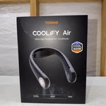 Torras Coolify Air Portable Neck Fan With Cool, Heat, 5000MAH Battery. Fixed Price $55.99.