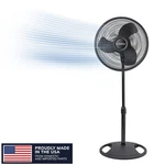 Lasko 16" Oscillating Pedestal Fan With Adjustable Height Tilt-back Head S16500. Fixed Price $23.98.