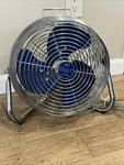 Vintage Patton 12" Industrial High Velocity Air Circulator Fan 3-SPEED U2-1287. Fixed Price $95.00.